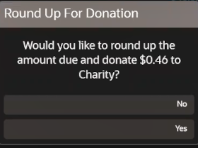 Round Up for Donation
