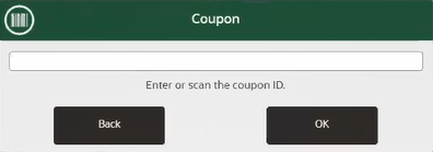 Scan Coupon ID