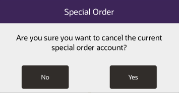 Cancel Confirmation Prompt