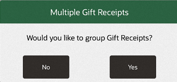 Mobile POS Group Gift Receipts Prompt