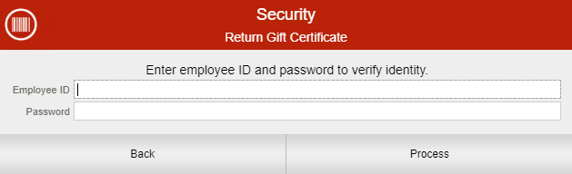 Mobile POS Security Verification Prompt