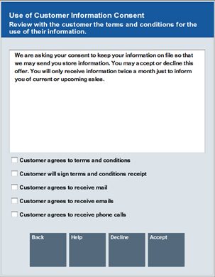 Customer Information Consent Form