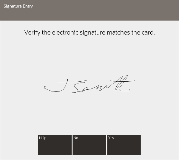 Customer Signature