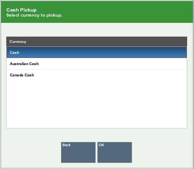 Cash Pickup Currency List