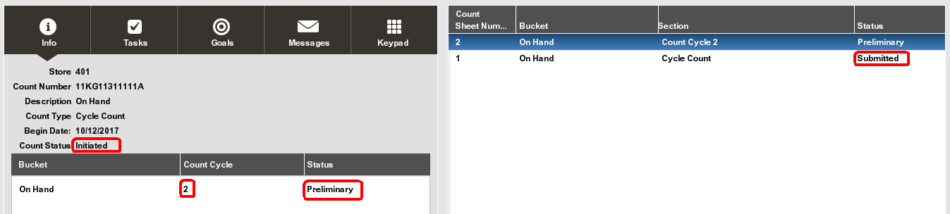 Cycle Count - Automatic Count Cycle 2