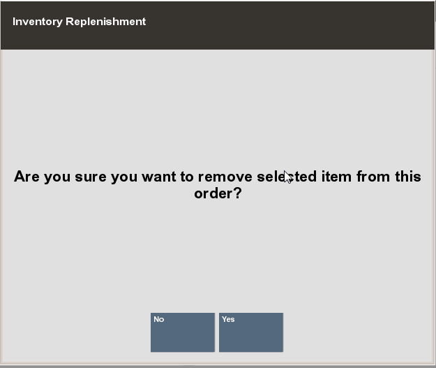 Void Item Prompt