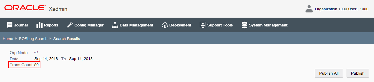 Example 1 Trans Count < 100, Search Results < 5000