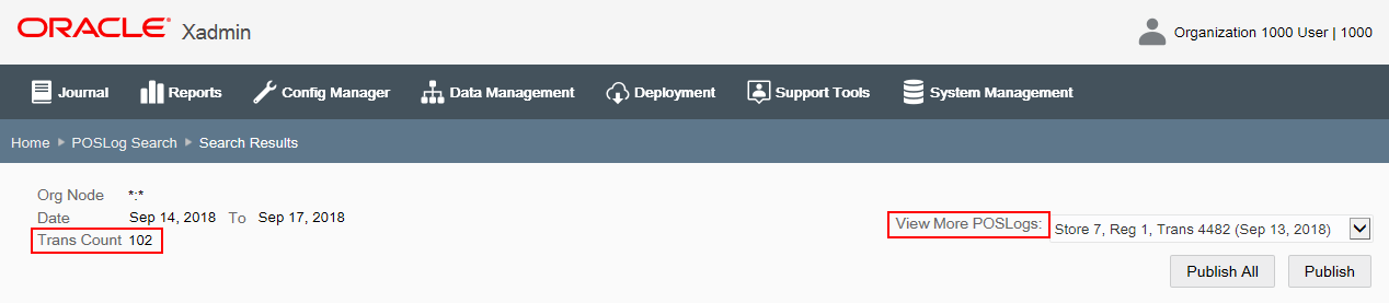 Example 2 Trans Count > 100, Search Results < 5000