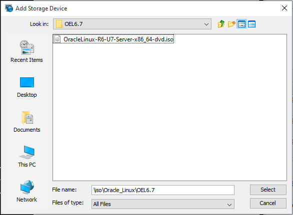 image:Graphic showing Add Storage Devices dialog.