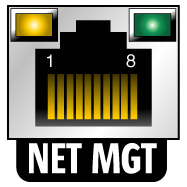 image:Figure showing the network management port.