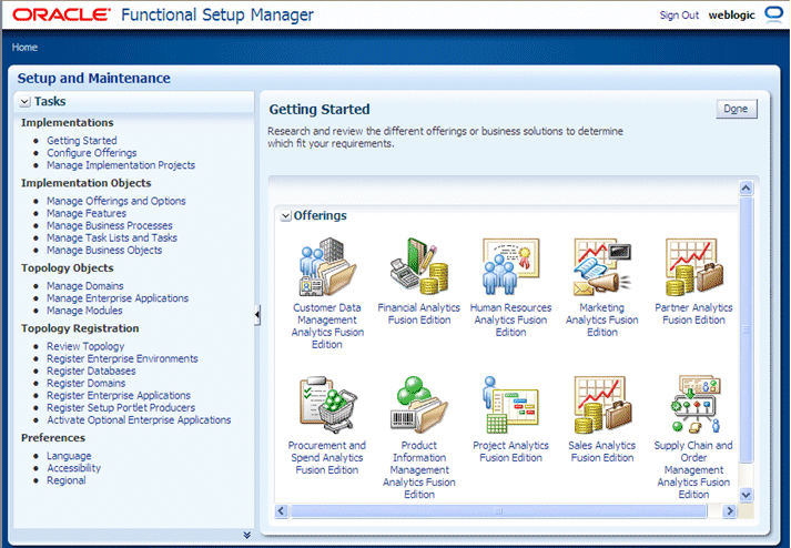 Overview of Oracle BI Applications Configuration Manager and