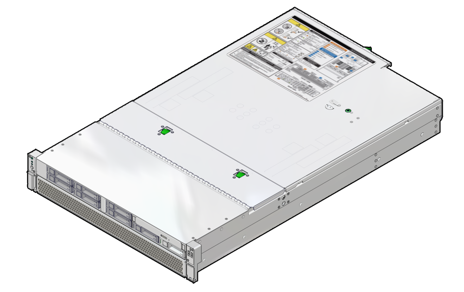 image:Figura en la que se muestra el servidor SPARC T7-1.