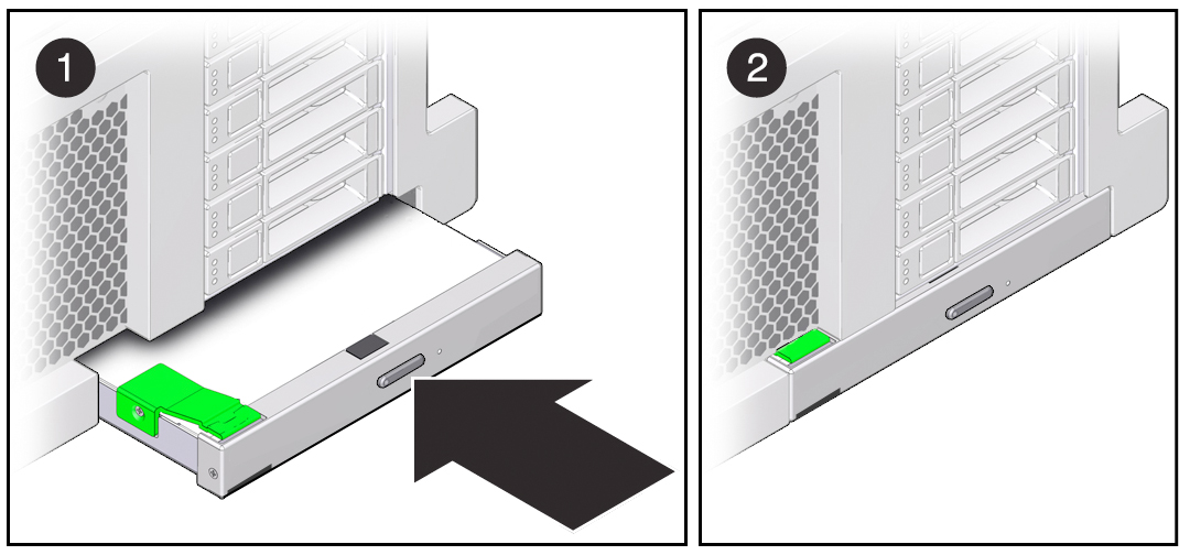 image:DVD ドライブの取り付け方法を示す図。