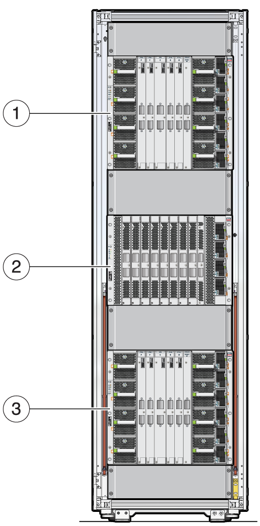 image:SPARC M7-16 の前面図を示した図。