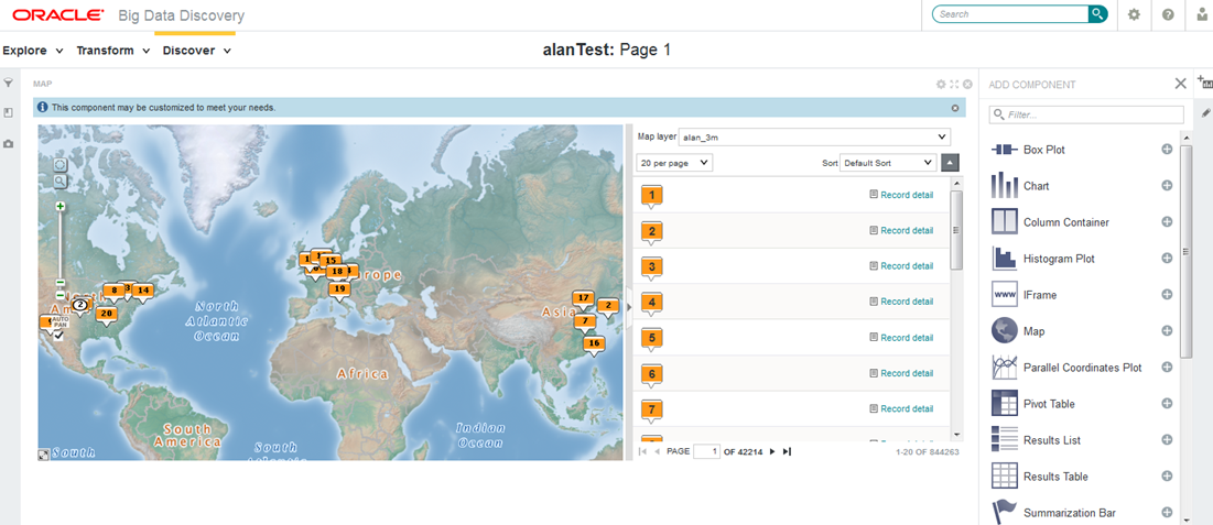 Discover area of Studio with visualizations.