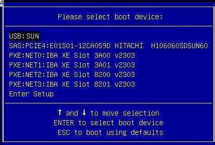 image:在 Legacy BIOS 模式下选择 “Boot Device“ 菜单。