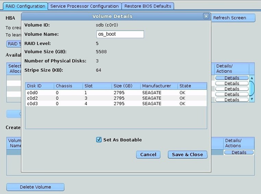 image:Capture d'écran de la page Volume Details.