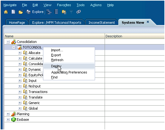 Calculation Managerルールのデプロイ