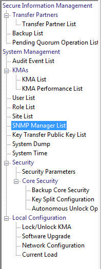 Le texte environnant décrit snmp_manager_list_menu.jpg.