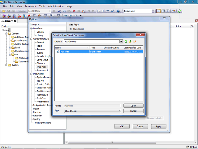 Screen image of this step