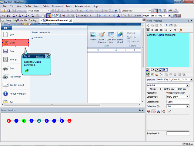 Screen image of this step