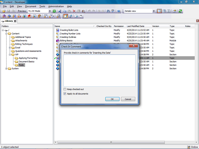 Screen image of this step