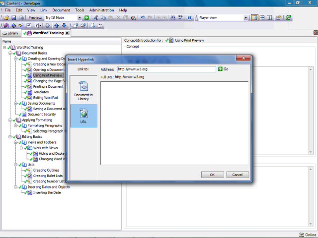 Screen image of this step