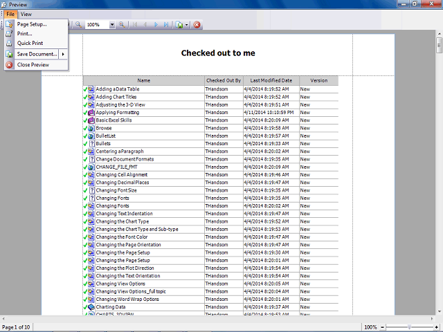 Screen image of this step