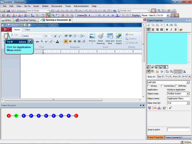 Screen image of this step