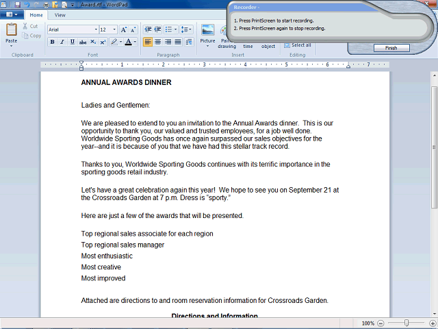 Screen image of this step