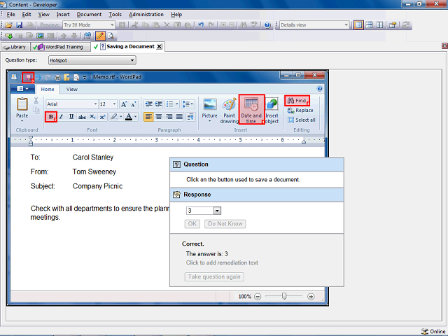 Screen image of this step