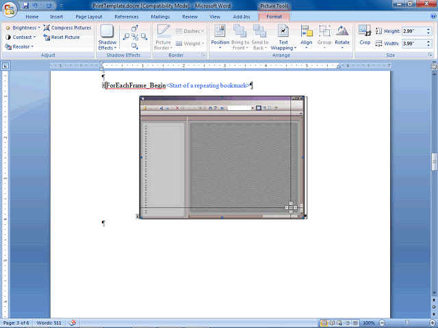 Screen image of this step