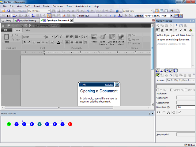 Screen image of this step