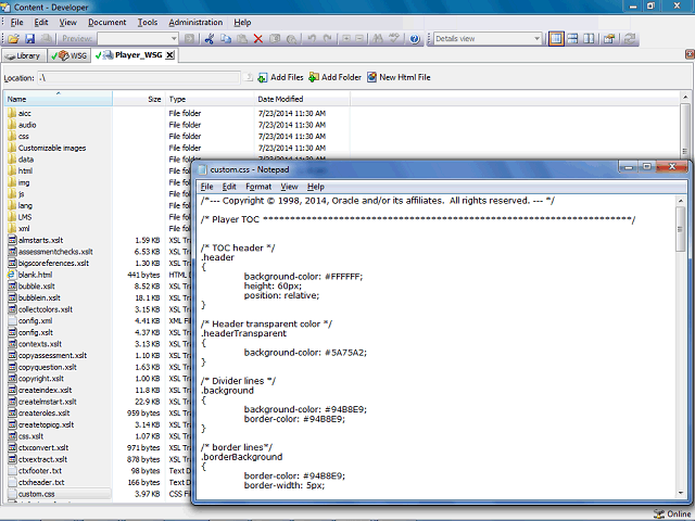 Screen image of this step