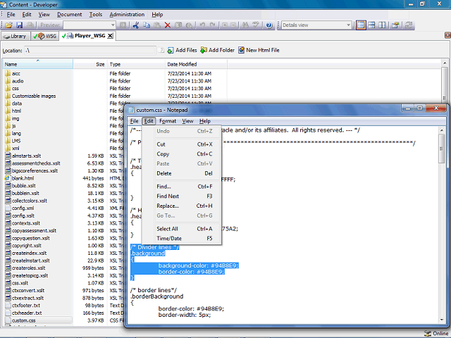 Screen image of this step