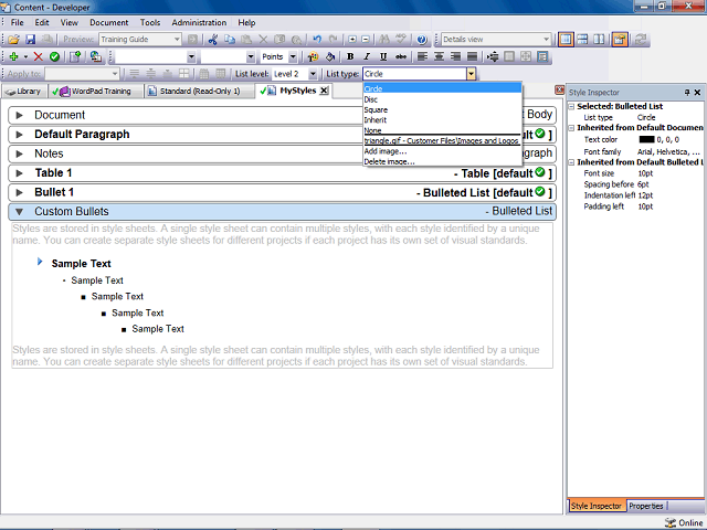 Screen image of this step
