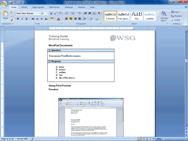 Screen image of this step