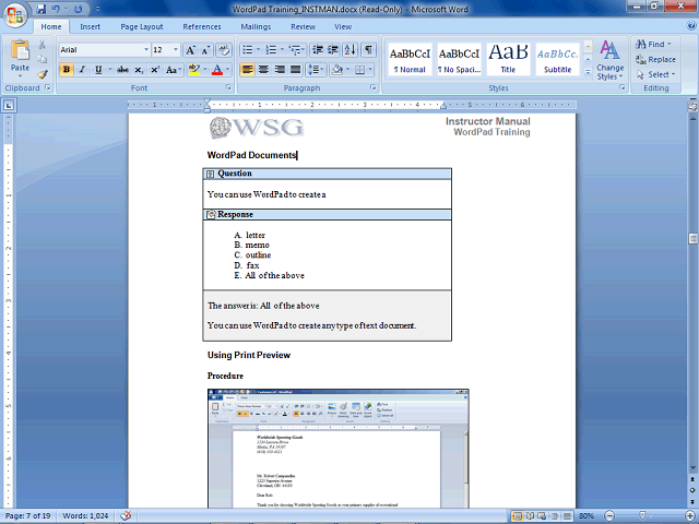 Screen image of this step