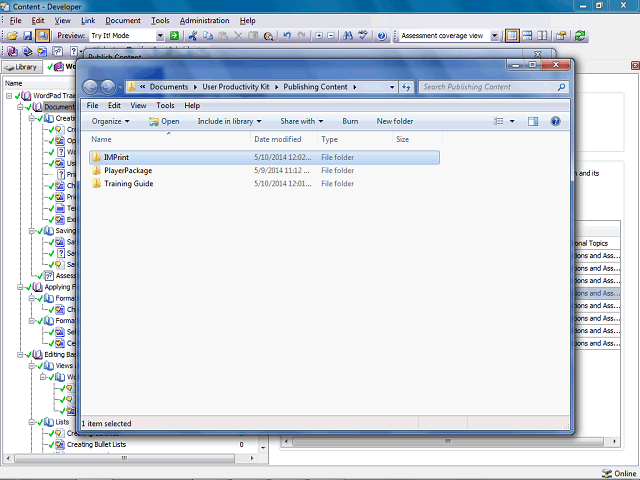 Screen image of this step