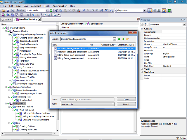 Screen image of this step