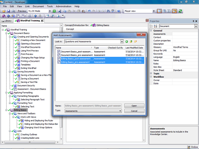 Screen image of this step