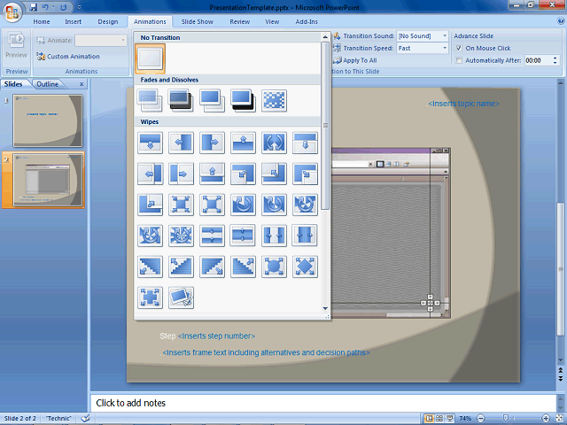 Screen image of this step