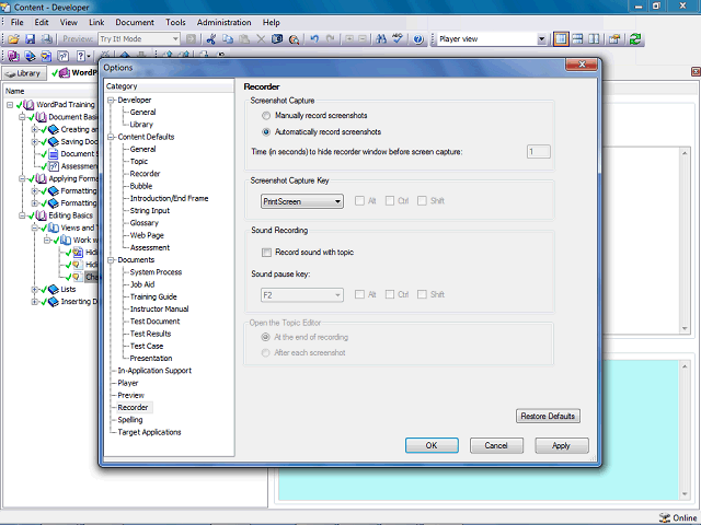 Screen image of this step
