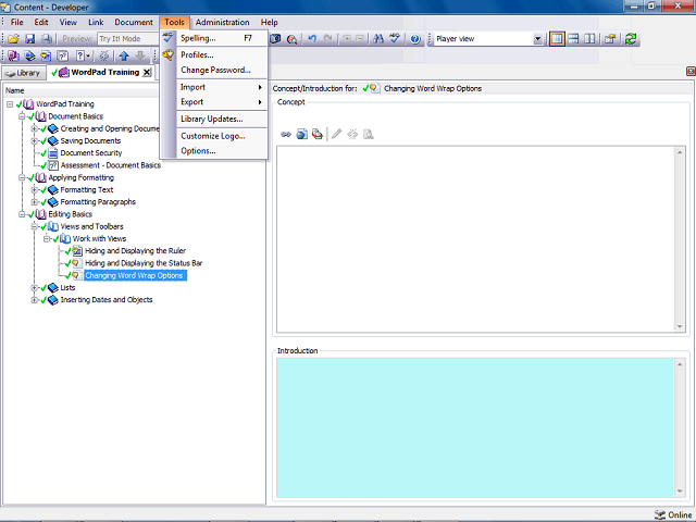 Screen image of this step