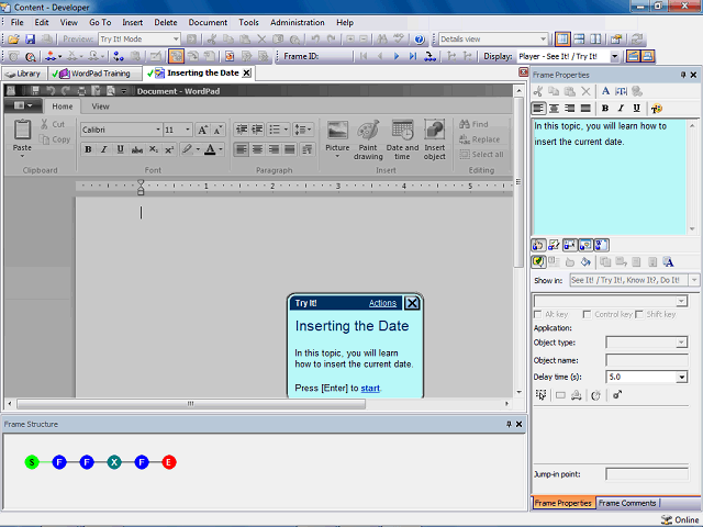 Screen image of this step