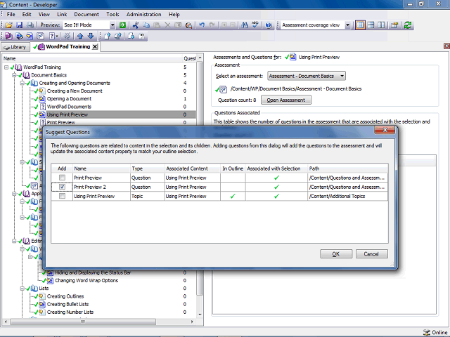 Screen image of this step