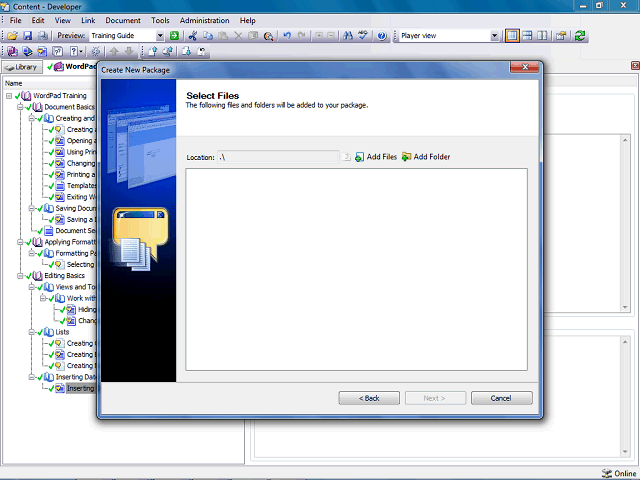 Screen image of this step
