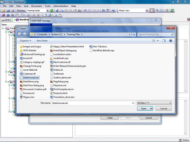 Screen image of this step