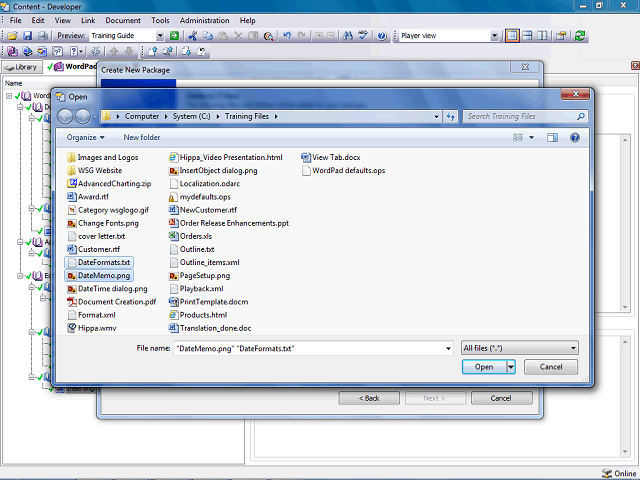 Screen image of this step