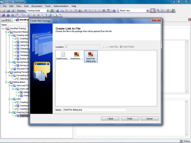 Screen image of this step